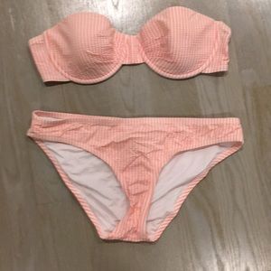 J. Crew seersucker bikini